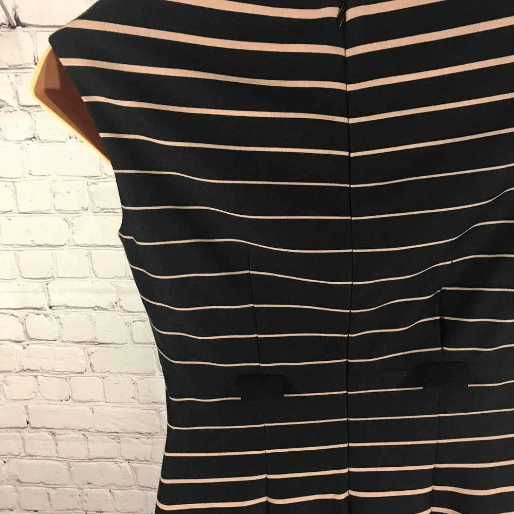 Connected Apparel Striped Dress Size 12P Petite - Picture 5 of 8